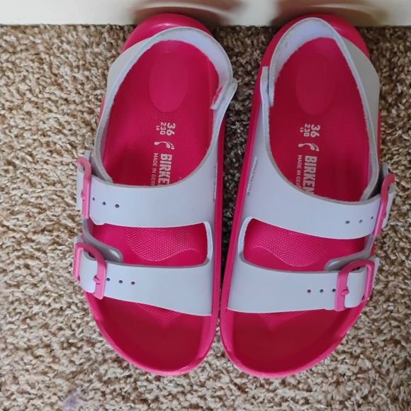 Birkenstock Girls Mogami Sandal Pink/Purple - Picture 2 of 7